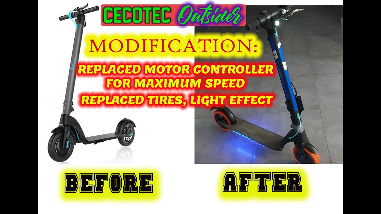 CECOTEC Outsider Speed Modification