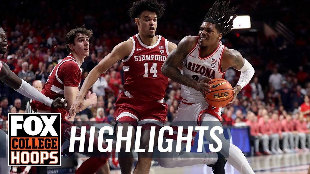 Stanford Cardinal vs. No. 11 Arizona Wildcats Highlights | CBB on FOX