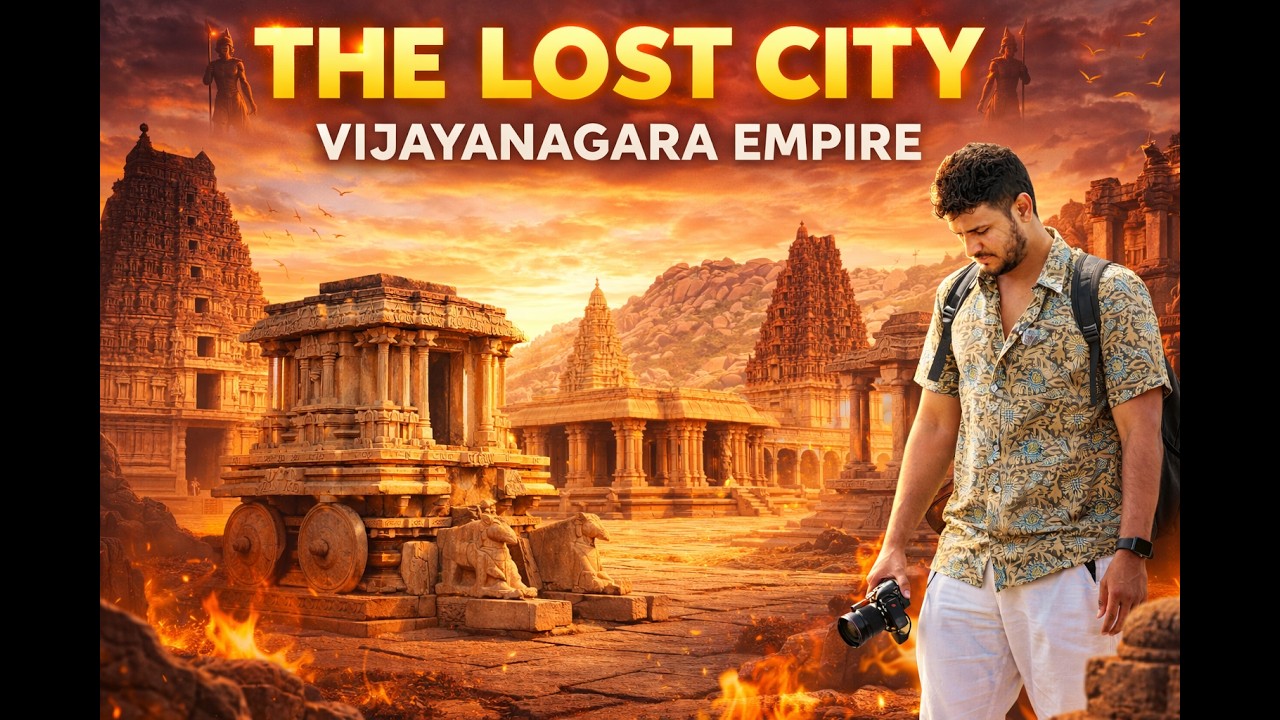 THE FORGOTTEN CITY OF KINGS || HAMPI INDIA || TELUGU MOTOVLOGS || SRIMANSUNNY