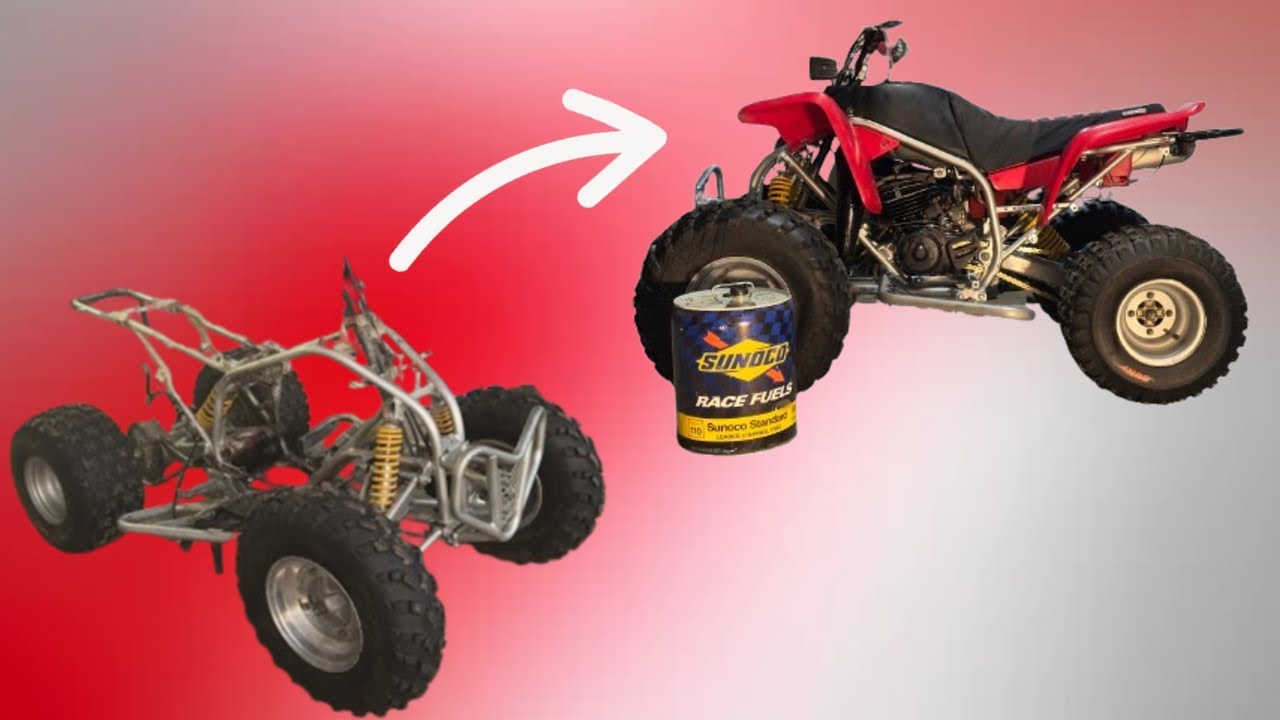 Rebuilding a Yamaha Blaster 2-Stroke in 16 Minutes!