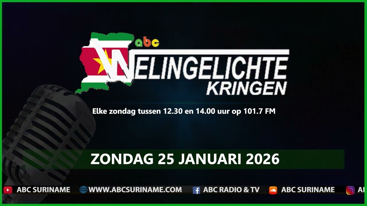 Welingelichte Kringen zondag 25 januari 2026