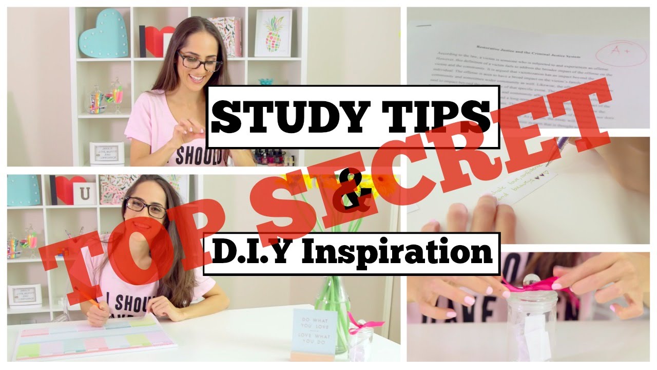 TOP SECRET STUDY TIPS to get a competitive edge and make you an A+ student!