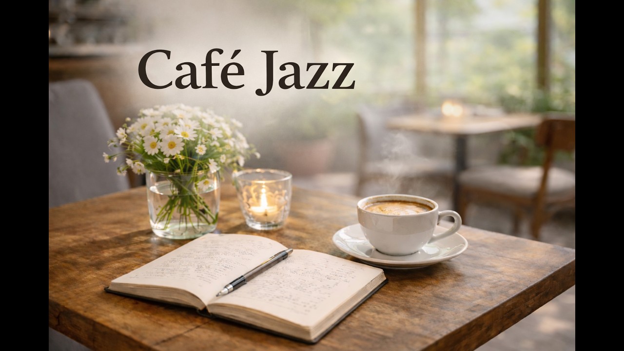 【作業用BGM】明るいカフェで流れるスムースジャズ｜集中できるカフェジャズ音楽 / Cafe Jazz for Work & Study – Smooth Jazz Background Music