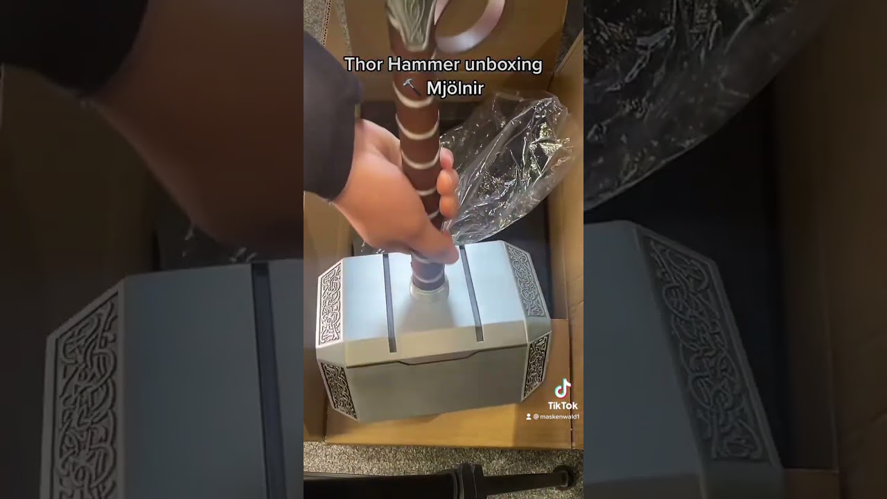 Thor Hammer Mj&ouml;lnir UNBOXING from Thor Avenger Marvel