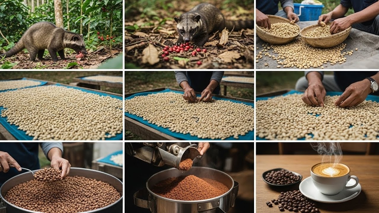 Inside the World’s Most Expensive Coffee | Kopi Luwak Full Process