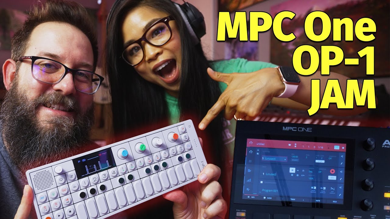 MPC One and OP-1 Jam // Beat Making // Sampling the OP-1
