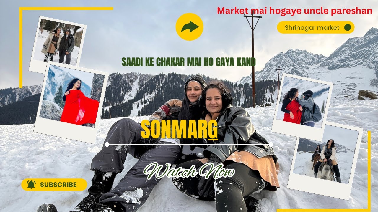 Market mai uncle mujse pareshan hoon gaye 😅🥲#sonmarg #fypage #fypage #travelblog #traveling #masti 