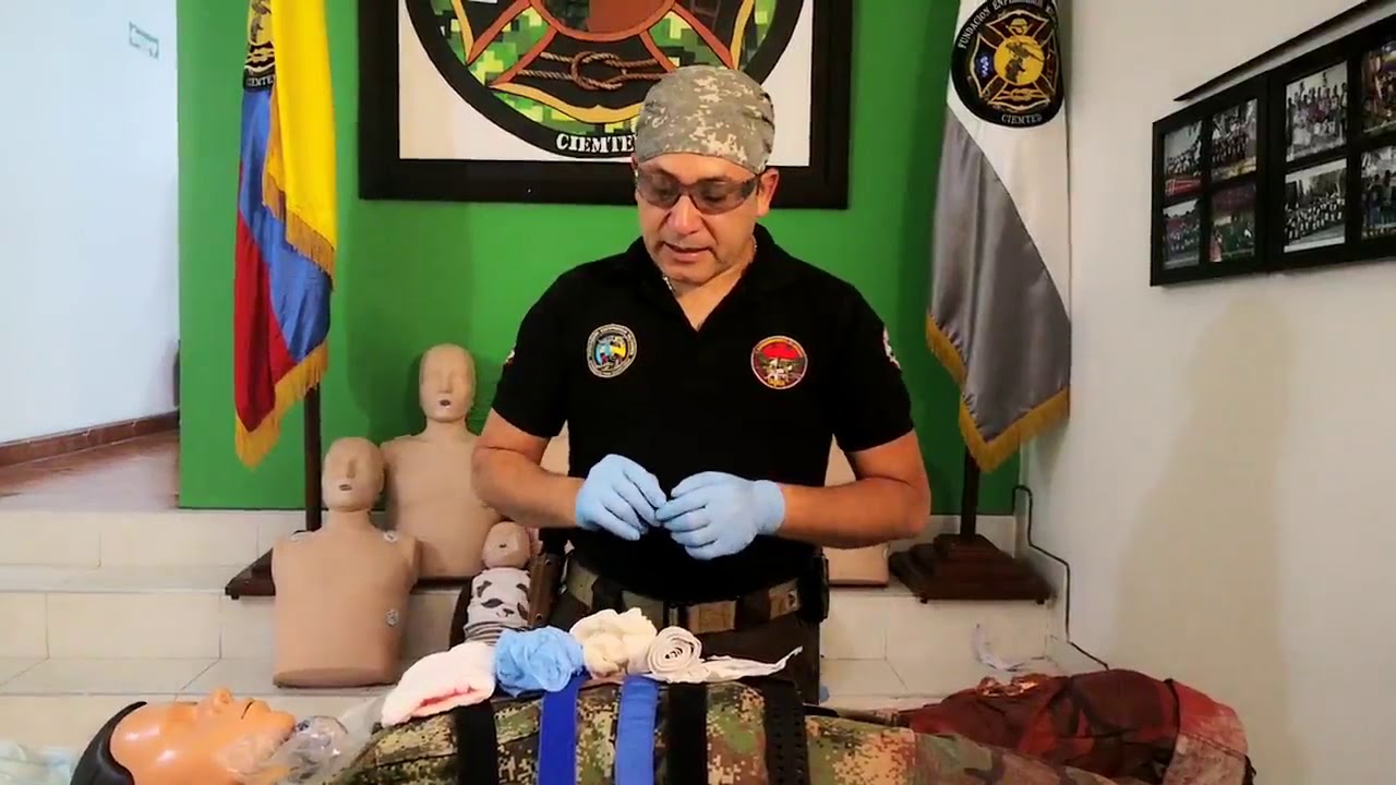 EMPAQUETAR UNA HERIDA _Para controlar el sangrado 📽️