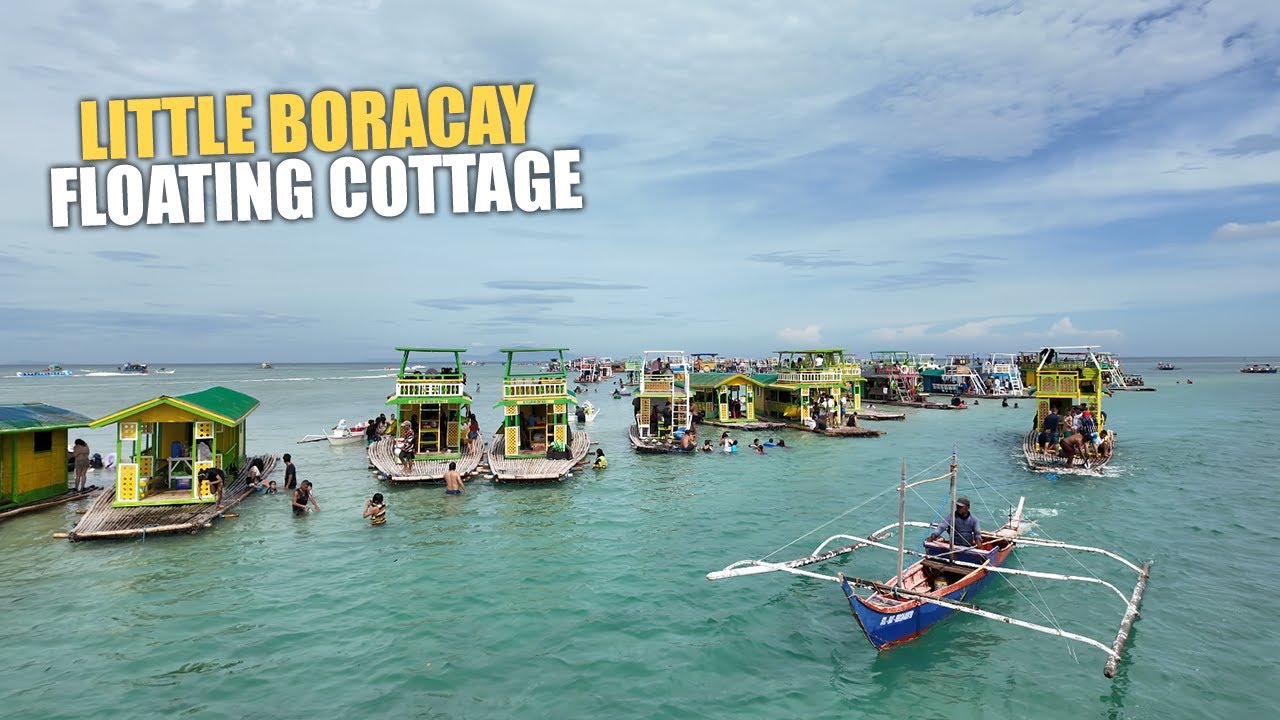 LITTLE BORACAY FLOATING COTTAGE ng Calatagan, Batangas |  Day Tour Experience