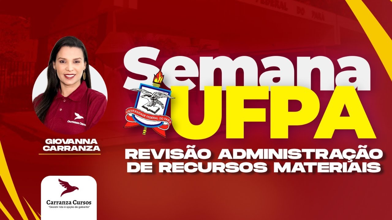 UFPA - Revisão Administração de Recursos Materiais - Giovanna Carranza
