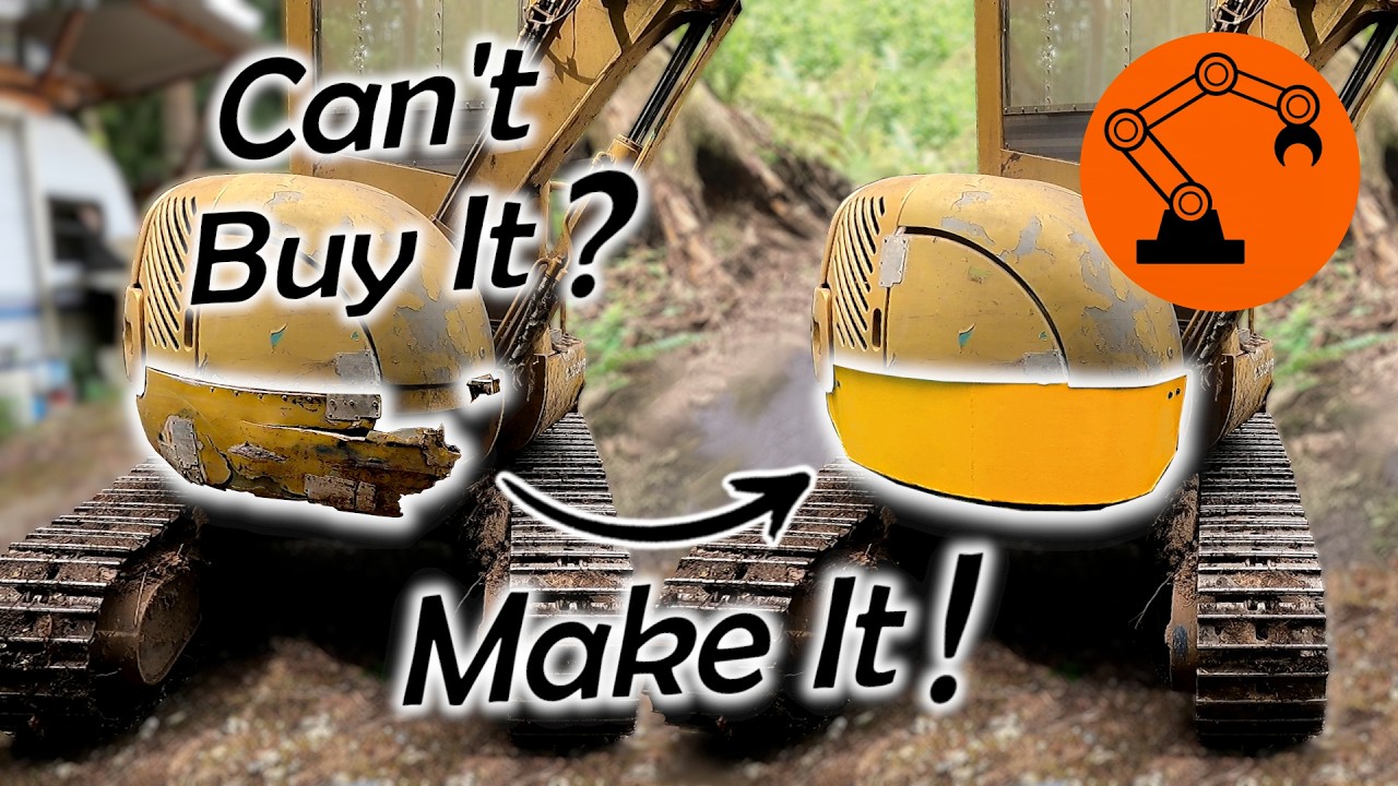 Измельченное стекловолокно в сталь Skookum | Чехол для экскаватора с нуля | Kobelco SK30UR