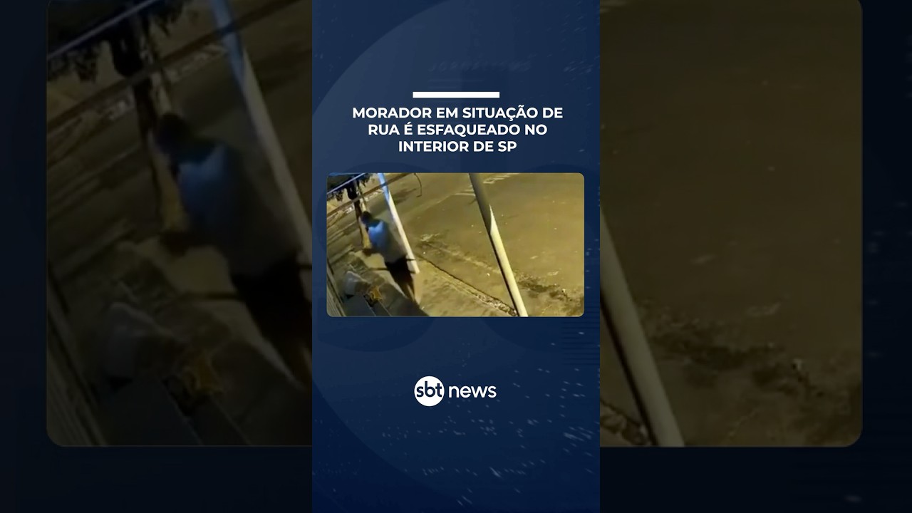 Homem em situa&ccedil;&atilde;o de rua &eacute; morto a facadas enquanto dormia no interior de SP | #PrimeiroImpacto