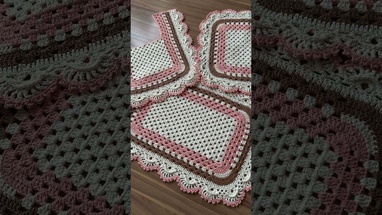 Jogo de banheiro de croch&ecirc; passo a passo #cute #handmade