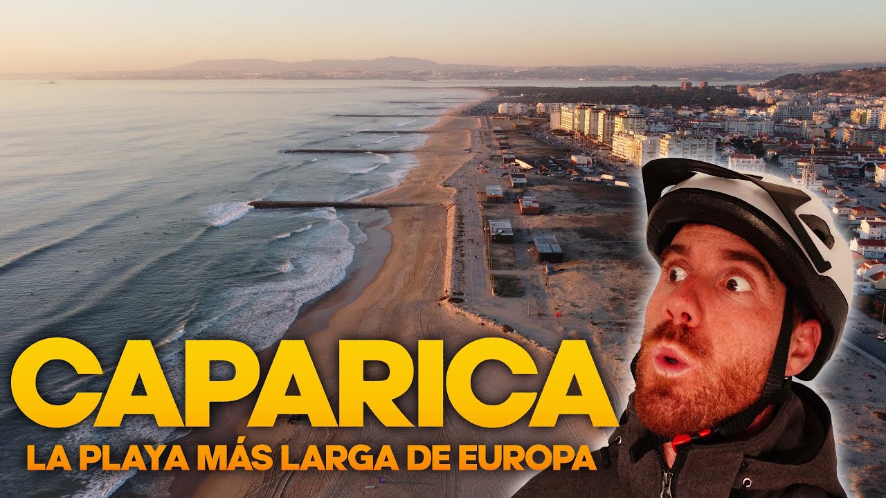 Caparica. La playa más LARGA de EUROPA.🇵🇹