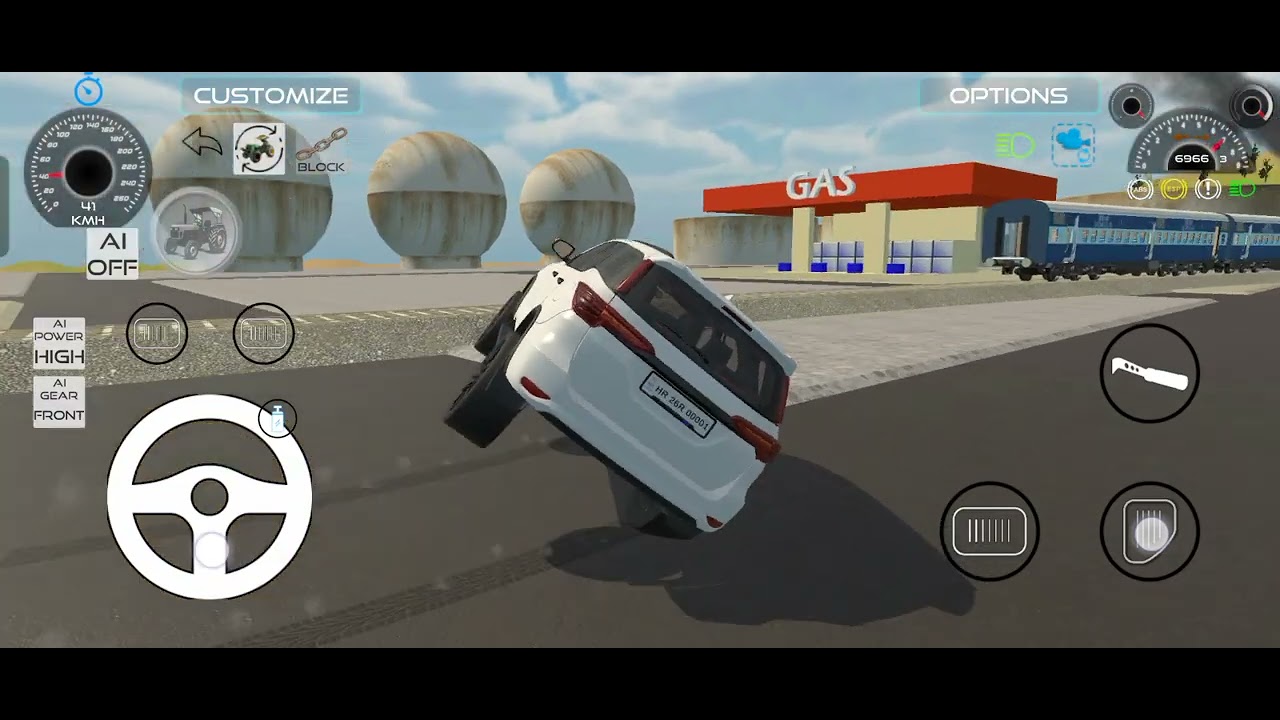 Sourav joshi fortuner track race with train | india vehicles game #game #androidgame 