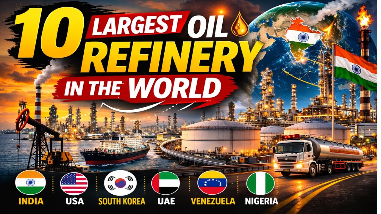 Top 10 Largest Oil Refineries in the World (2025) | Biggest Oil Processing Plants on Earth