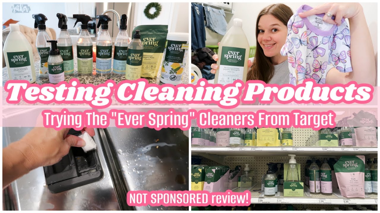 Testing Cleaning Products | Trying Ever Spring Cleaning Products From Target
