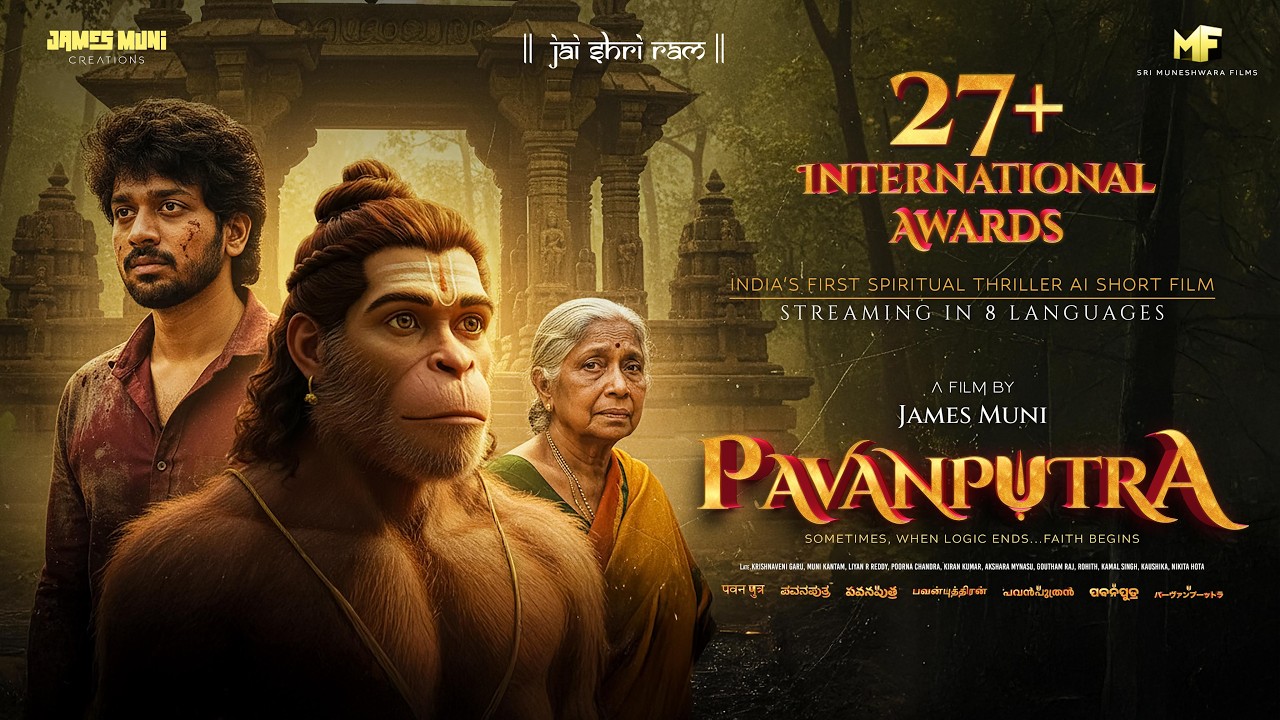 Pavanputra - India's First Spiritual Thriller AI Short Film 8K | James Muni