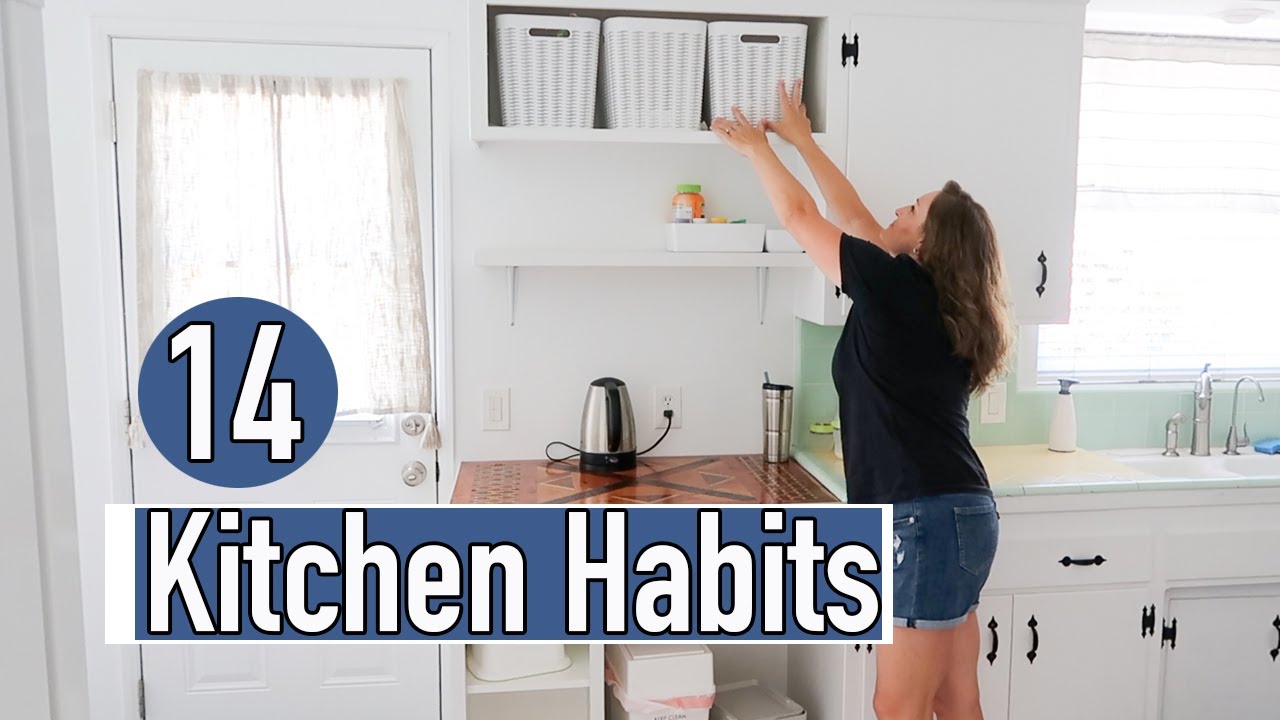 Making Good Kitchen Habits - Minimalist Family Home