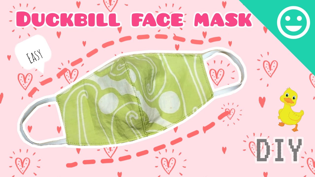 CARA MEMBUAT MASKER KAIN | MASKER DUCKBILL | TUTORIAL | EVY SEW
