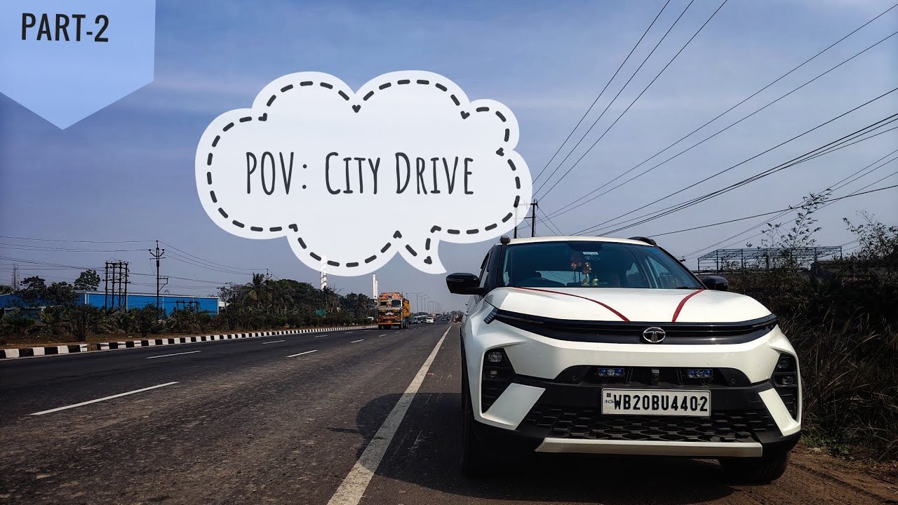 Tata Nexon City Drive | POV Driving🔥🚀| Part:-2 | NH 16 | 4K | Fun Drive | Drive With Vibes | 