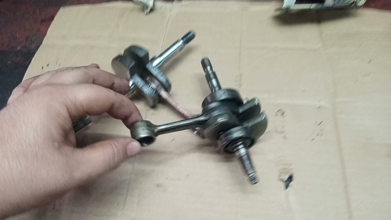 quando devo trocar o virabrequim da motosserra?