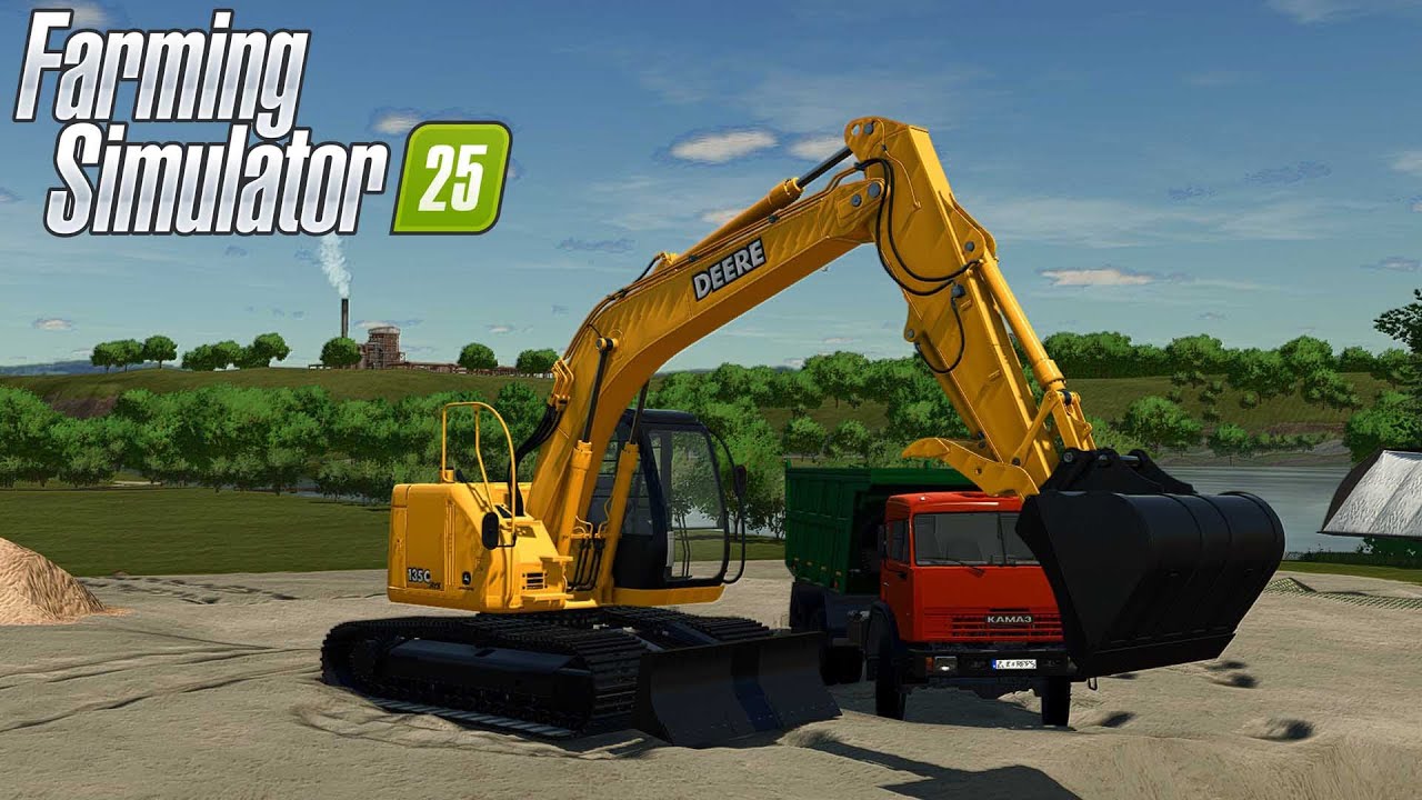 FS25! СТРОИТЕЛЬСТВО С НОВОЙ ТЕХНИКОЙ И ВОЗМОЖНОСТЯМИ. МОД Terra Farm