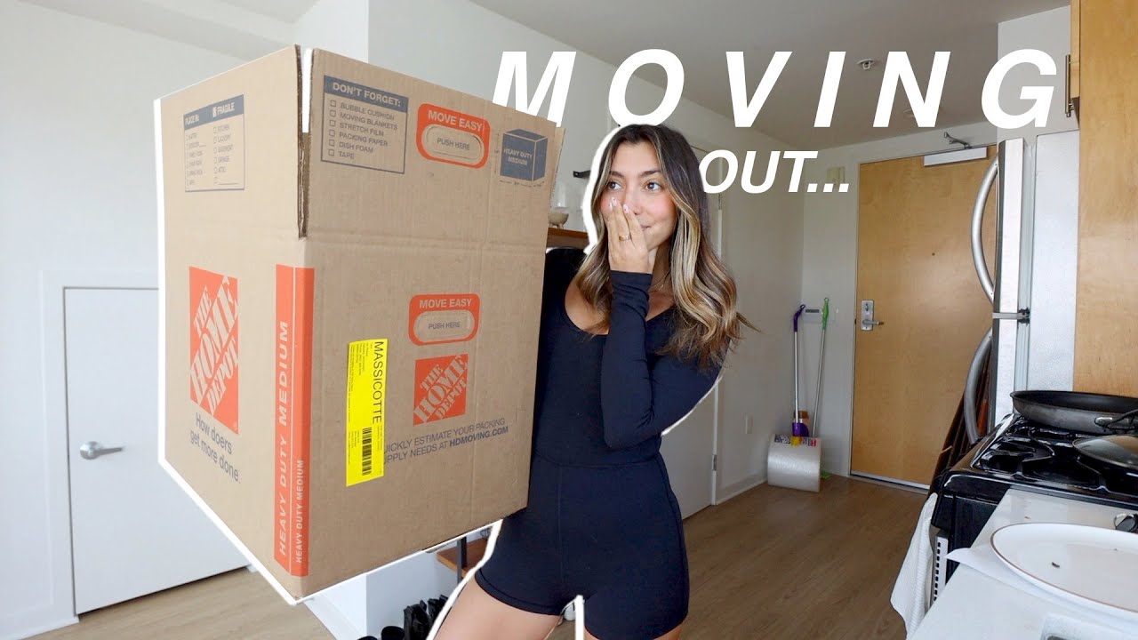 MOVING OUT VLOG #1: starting to pack up the apartment