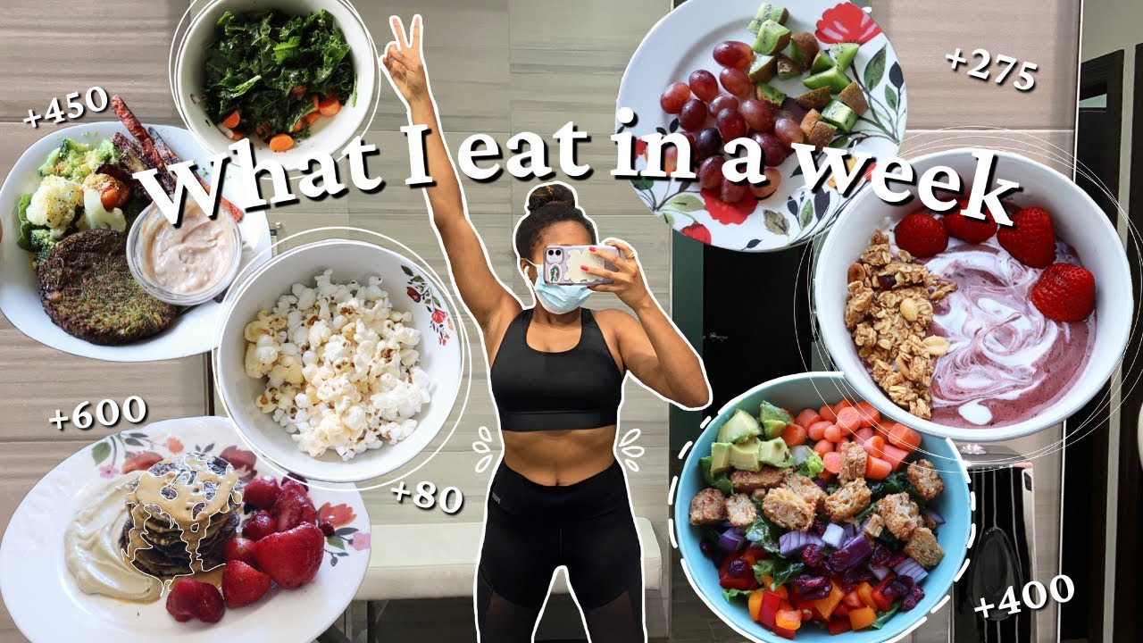 WHAT I EAT IN A WEEK CALORIE COUNTING- Exposing how much I REALLY eat as an intuitive eater