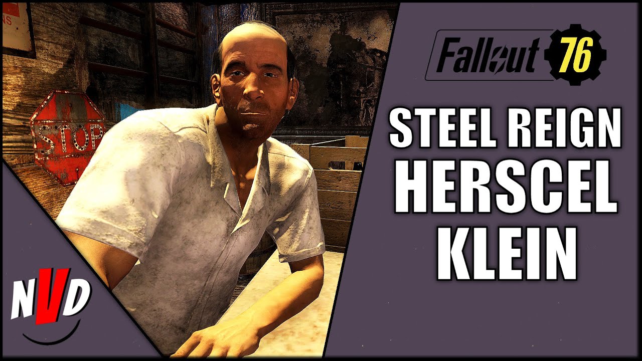 Fallout 76 Steel Reign Herschel Klein Brotherhood of Steel NPC