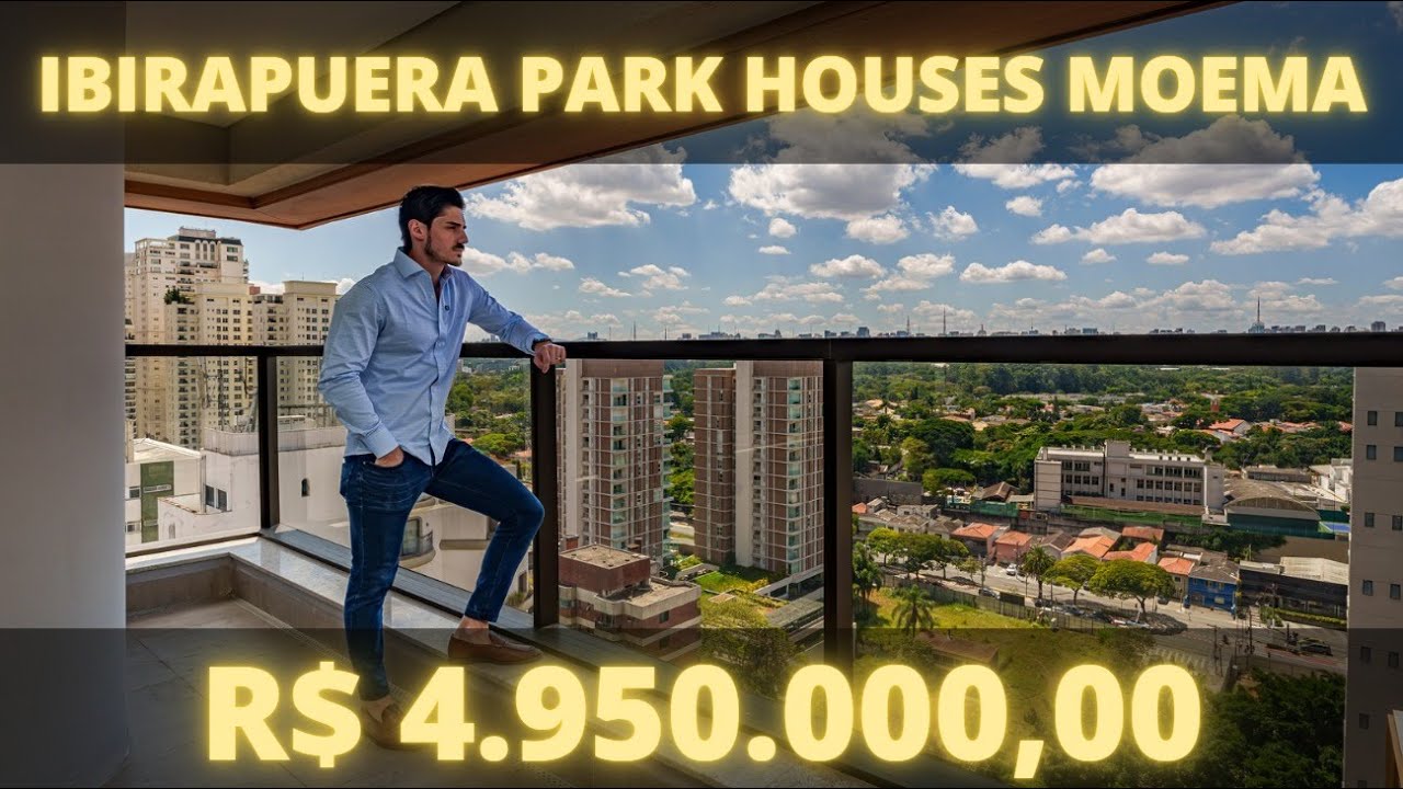 APARTAMENTO NOVO COM VISTA PARQUE IBIRAPUERA - MOEMA PÁSSAROS FORA DA ROTA DOS AVIÕES