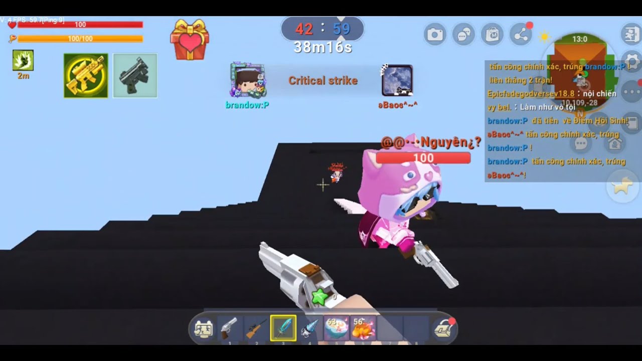 MINIWORLD TRY HARD PVP BẮN SÚNG CÁC PRO CỰC CĂNG?!!