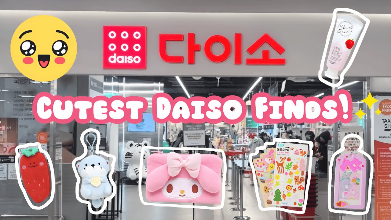 Korea’s BIGGEST Daiso Tour!✨ | Cutest Korean Finds You’ll Love 🇰🇷💞