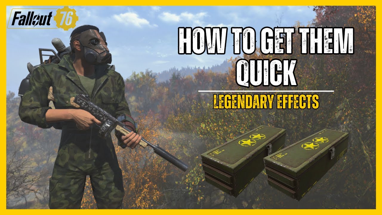 How to Farm Legendary Effect Mods Easily in Fallout 76 | Mega Farm