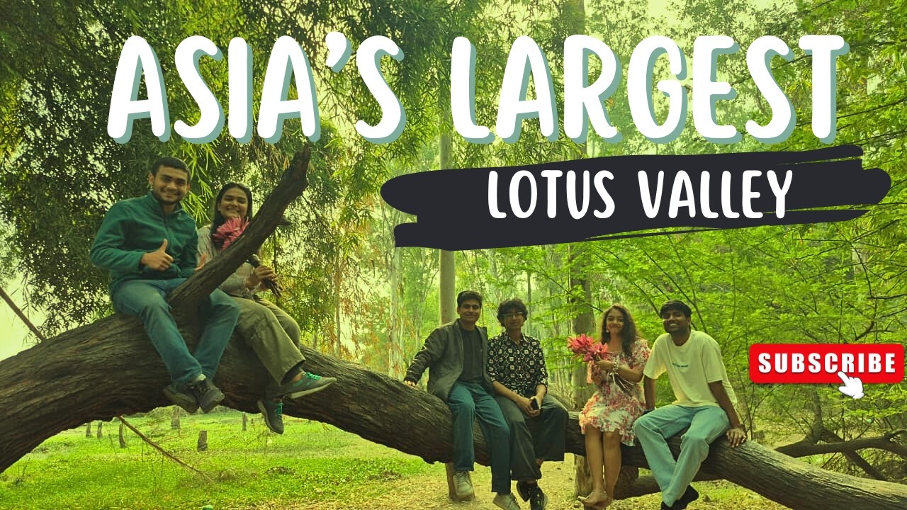 ASIA's largest LOTUS VALLEY in INDORE | VLOG WITH FRIENDS