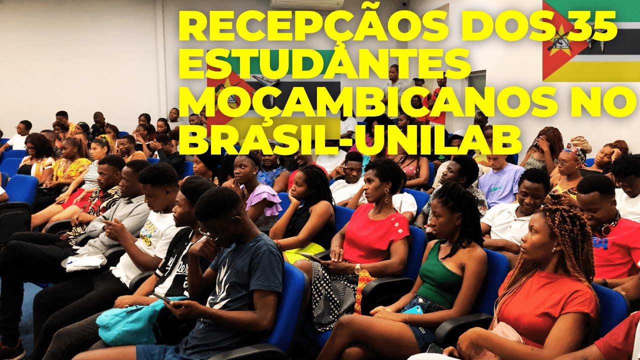 Os estudantes Moçambicanos chegaram no Brasil