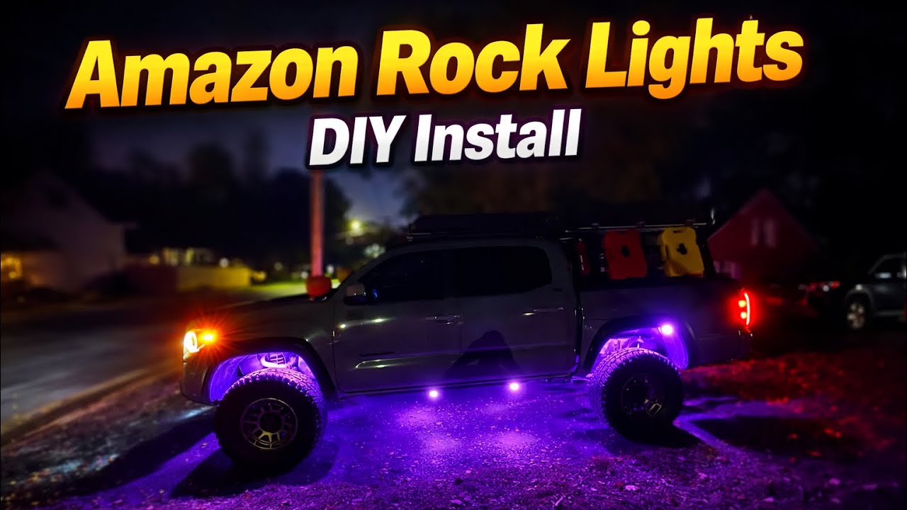 Budget RGB Rock Lights from Amazon &ndash; Full Install + Night Test!