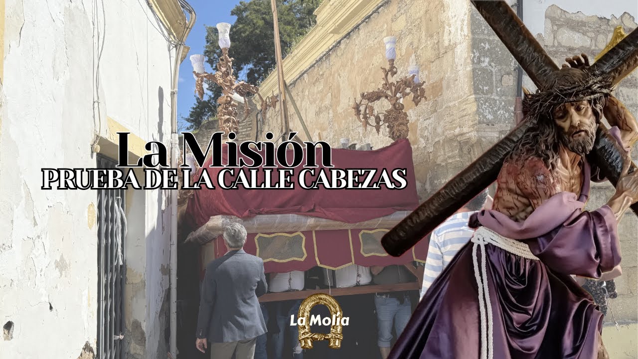 [4K] Prueba del paso de la Misión Redentora por la calle Cabezas | Jerez de la Fra. 2026