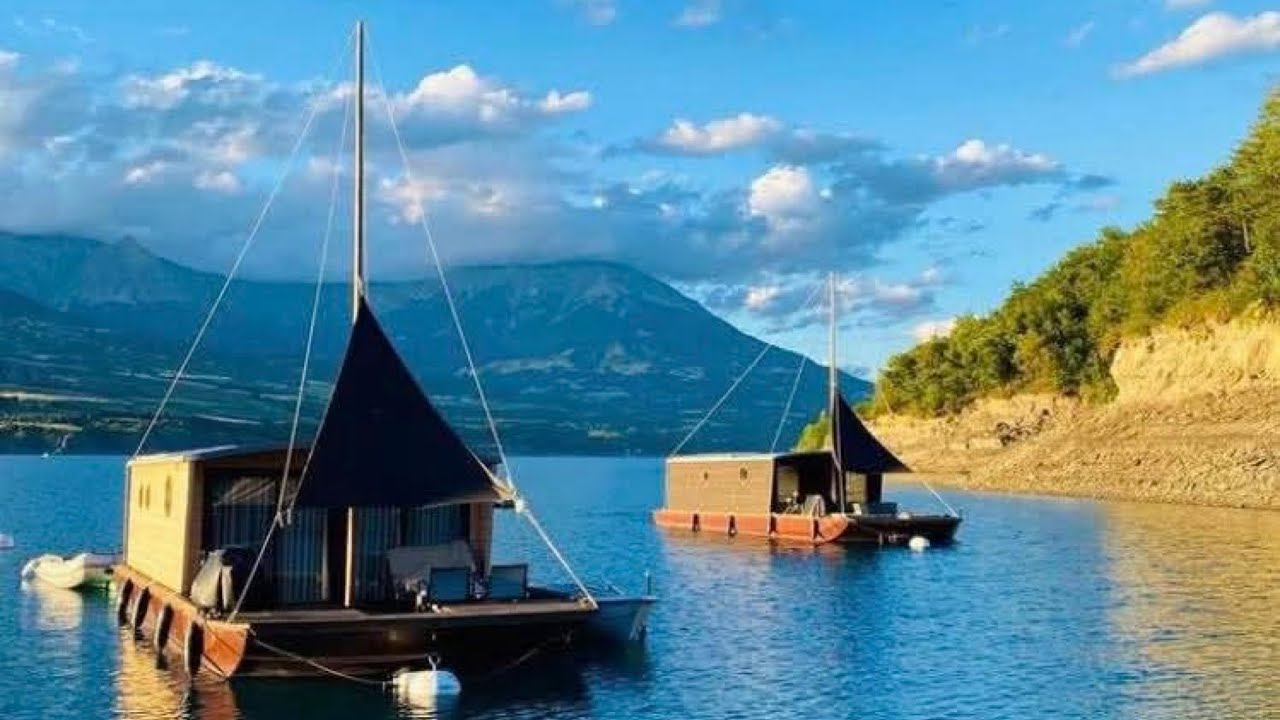 Les Toues Cabanées - La Toue Bourget - Lac de Serre Ponçon - Movie