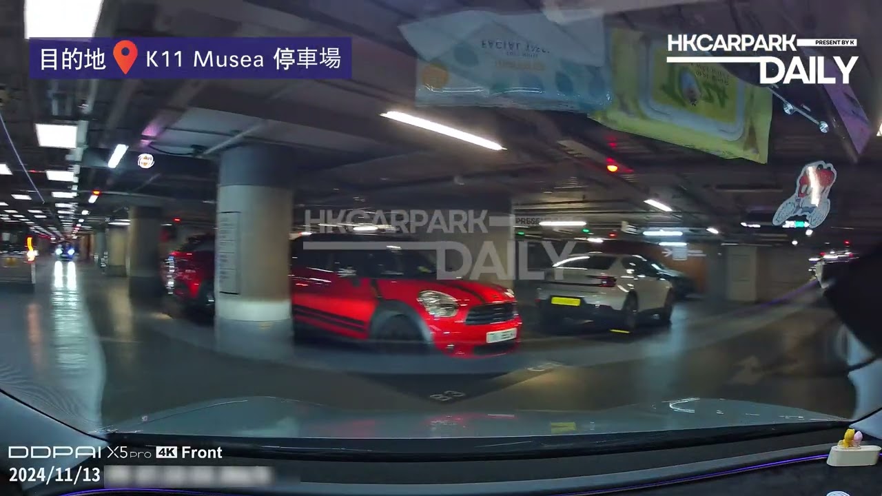 K11 MUSEA停車場（入）｜停車場｜香港停車場｜HKCarParkDaily｜Tesla Model 3｜K11人文購物藝術館｜尖沙咀停車場