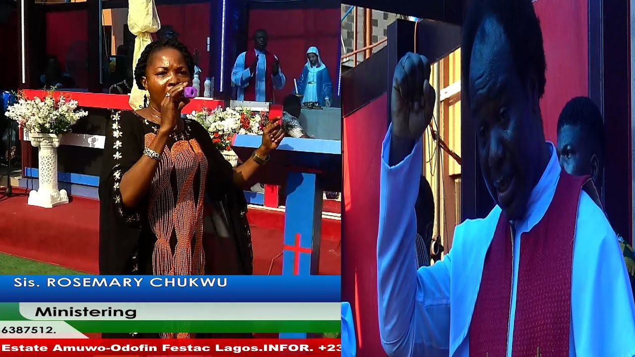 Fr  Nwebe Joy  With Sis Rosemary Chukwu, Ministering In Prophetic Praise And Worship