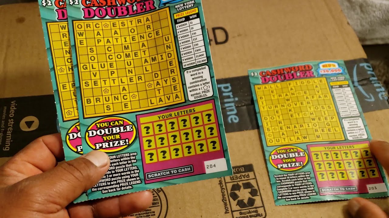 $2 CASHWORD DOUBLER LOTTERY NY
