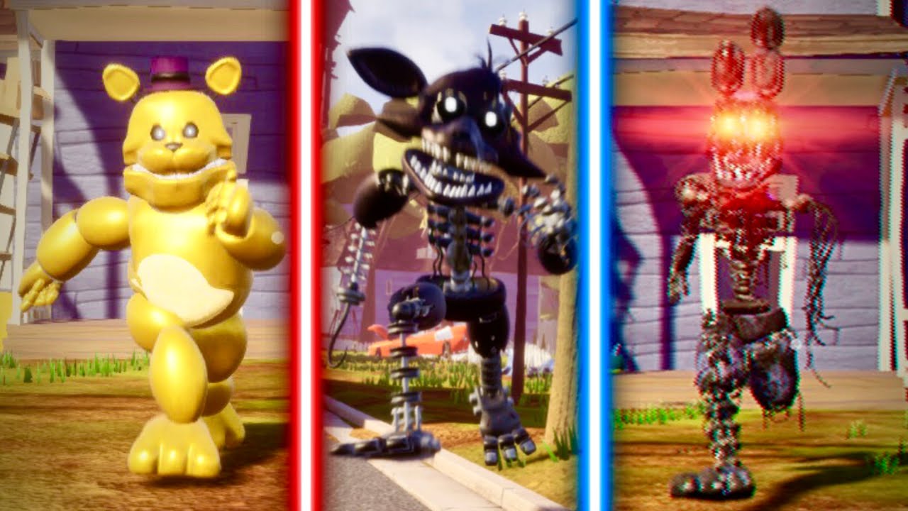 Every 30 Seconds, The Animatronic Changes in Hello Neighbor...