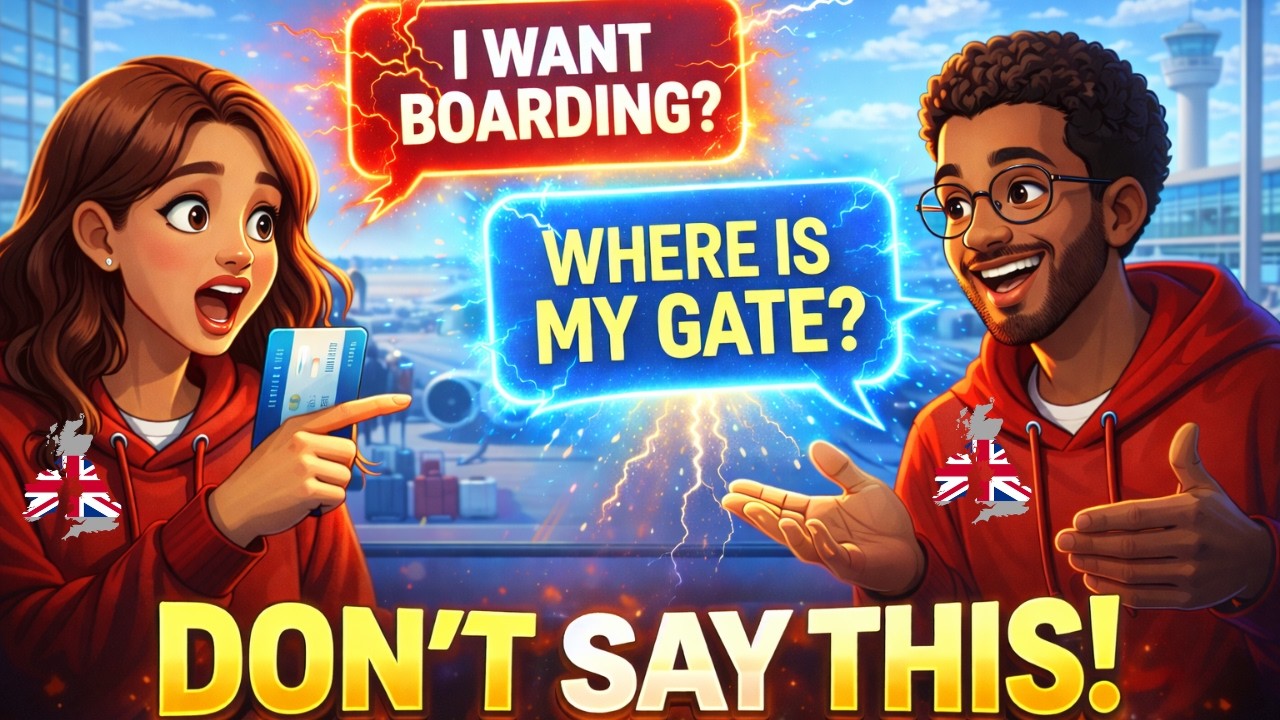 English at the Airport Why Is It So Scary - Real Conversation - English Podcast #learnenglish