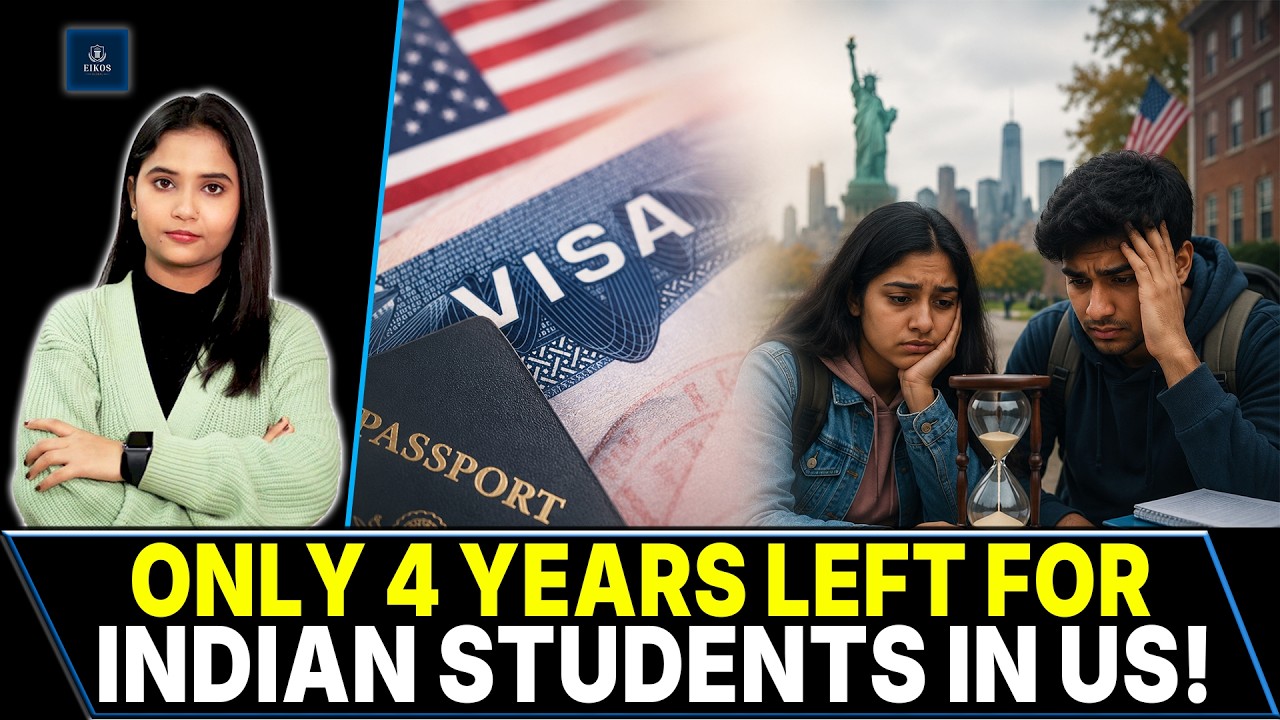 US Student Visa Rule Changed -  Indian Students Only Get 4 Years Now | F1 OPT 2026 | EIKOS Global