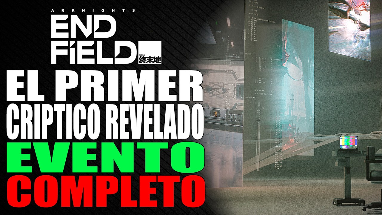 Explorador de lo críptico - El primer críptico revelado - Evento COMPLETO | Arknights: Enfield