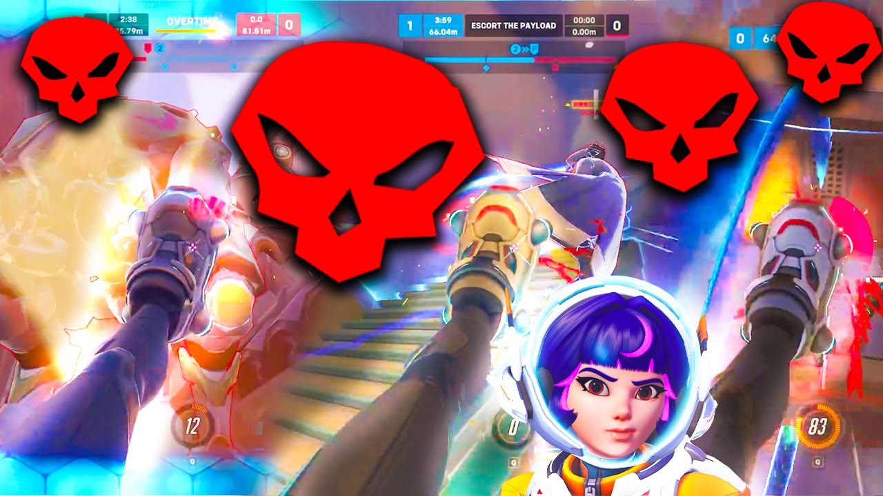 Kicking the enemies out of orbit w/ Juno | Overwatch 2