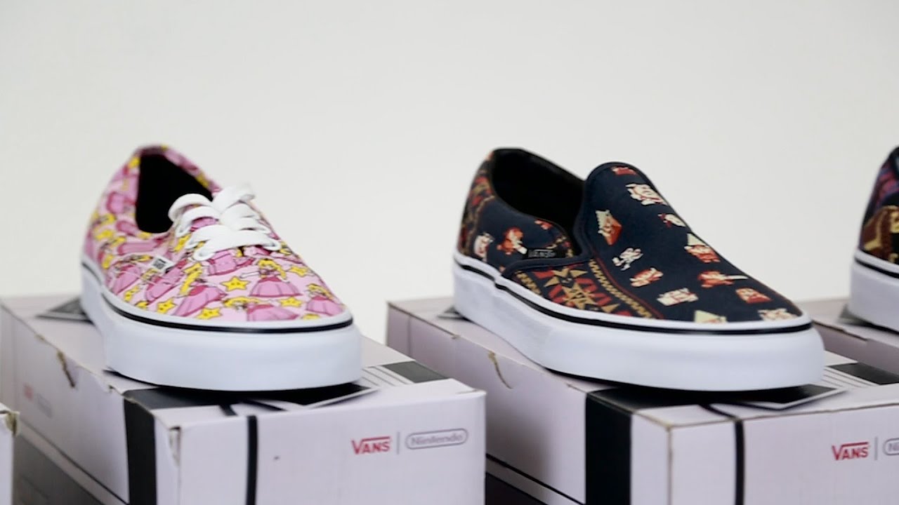Unboxing the Vans x Nintendo Shoe Collection
