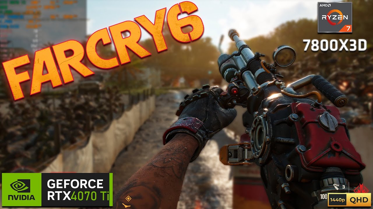 FAR CRY 6 | RYZEN 7 7800X3D | RTX 4070 Ti | 1440p Max Settings