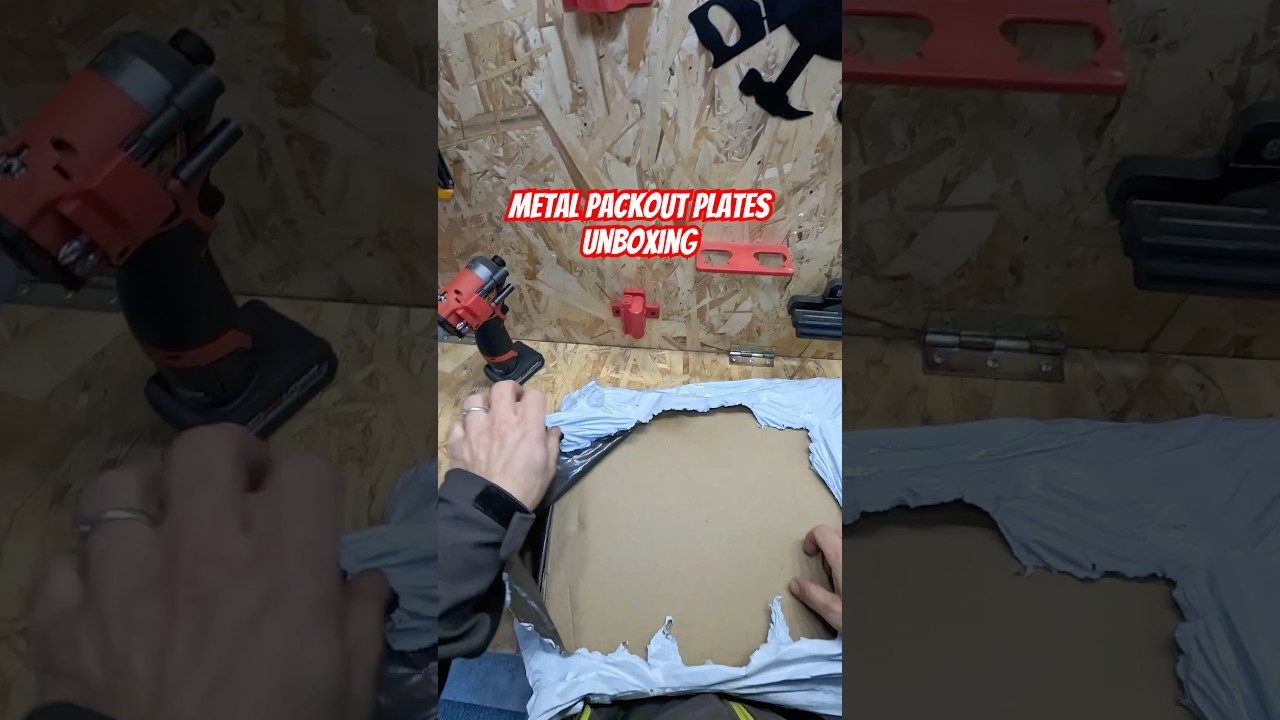 Metal Packout Plates Unboxing